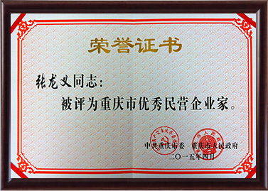 重慶優(yōu)秀民營企業(yè)家